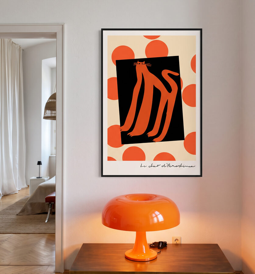 Poster A4 personnalisé (21 × 29,7 cm) — Atelier Beaumur, exemple en situation